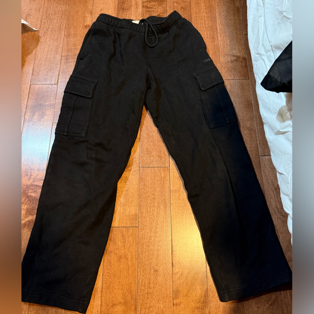 TNA Black Cargo Pants Relaxed Fit
